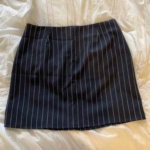 Nasty Gal pinstripe mini skirt